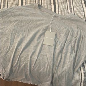 NWT Everlane Long Sleeve Box Cut Pocket Tee XL